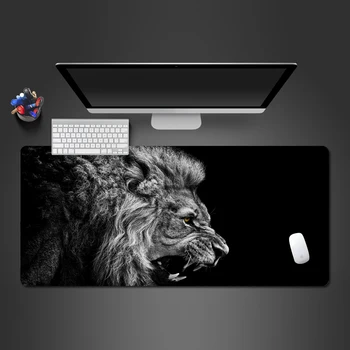 

Roaring Lion Animal Mouse Pad Lock Side Non-slip Mousepad Keyboard Computer Mouse Pad High Quality Laptop Game Big Desk Mats
