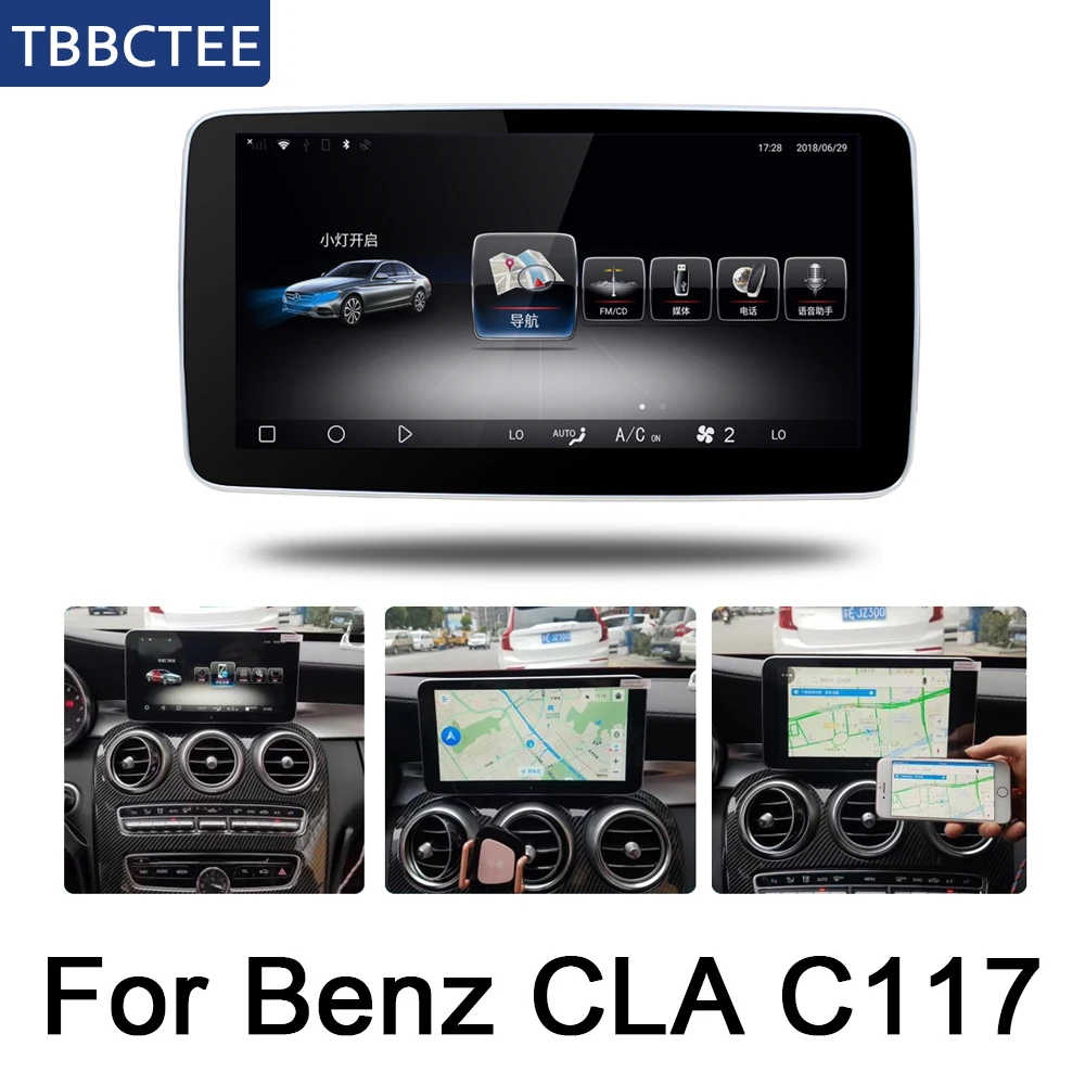 Для Mercedes Benz cla Class C117~ NTGAndroid мультимедиа сенсорного экрана плеер стерео дисплей навигация gps
