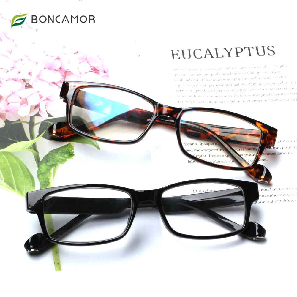 

Small square retro neutral reading glasses, equipped with Bagag's ultra-light wear-resistant high-quality reading glasses