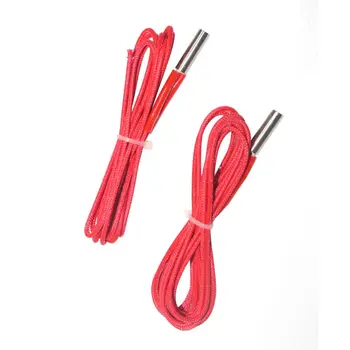 

1m Reprap 12V 24V 40W Ceramic Cartridge Heater 6mm*20mm For Extruder CNC 3D Printer Parts Heating Tube Heat Extrusion Part