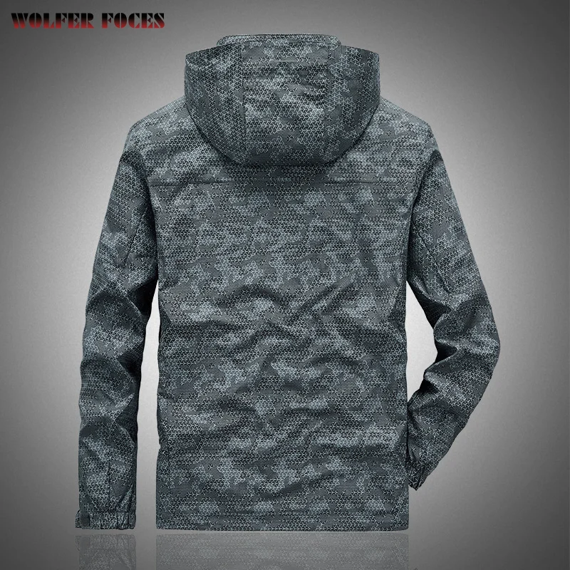 2021 New Casual Jacket Men's Spring And Autumn Jacket Loose Large Size Trend Wild Outdoor Windproof Sports Camouflage Jacket