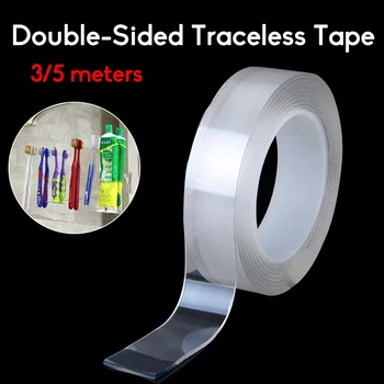 

Double Sided Tape Washable Reuse Nano Tape Transparent No Trace Stopping Leaking Seal Repairing Pipe Waterproof Tape