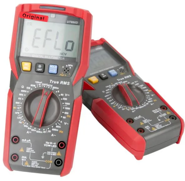 

UT89XD Digital Multimeter True RMS AC and DC Device for Testing Voltmeter Ammeter Capacitance Frequency Resistance LED Measuring