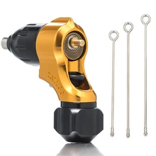 Новая горячая Прямая 2 Привод тату машина швейцарский мотор роторная машина Перманентный макияж художественный инструмент для начинающих или татуагов золото