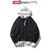 LAPPSTER-jeunesse hommes col roulé sweats à capuche 2022 hommes couleur Bock Streetwear sweat-shirts mâle coréen mode Hip Hop sweat large ► Photo 2/6
