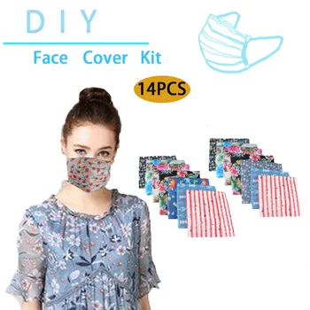 

Face Cover Material DIY Self-Made Material Set DIY Fabric Washable care Reusable Dustproof Convenient cover Protection Product
