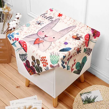 

Multi-function Dust Cover Home Decor Oil-proof Microwave Cover Refrigerator Washing Machine Dustproof Bedside Table Towel LA577