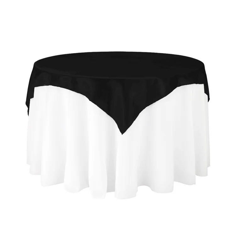 Manufacturers Direct Selling European Style Satin Table Cloth Hotel Wedding Banquet Decoration Table Cloth Satin Silk Fabrics Sq