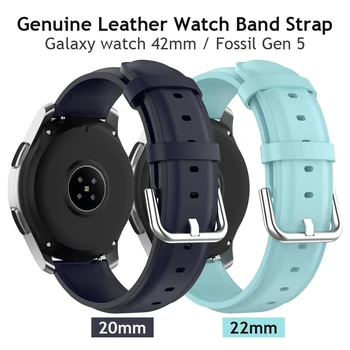 

Quick Release Leather Watch Bands 20mm 22mm Watchband Wrist Strap for Fossil Gen 5 Samsung Gear S3 S2 Huawei Watch 2 Amazfit GTR