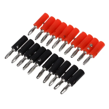 

20Pcs Silver Plated Connector Audio Banana Speaker Plug