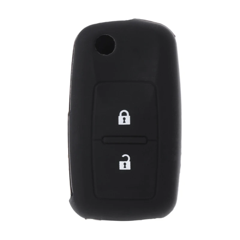 2 кнопки силиконовый чехол для брелка с ключом для VW Seat Skoda Seat Polo Passat T5