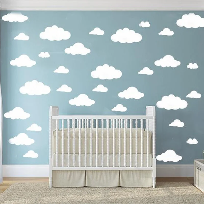 42 шт. съемные наклейки на стену в виде облаков|wall sticker|wall decalsstickers wall stickers |