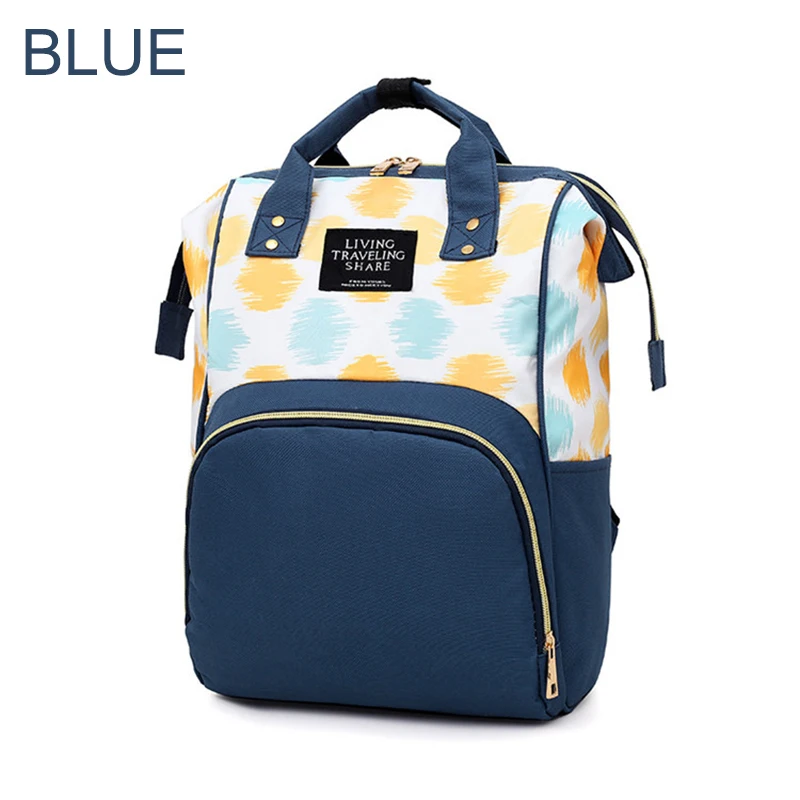 STYLE3 BLUE Детские Пеленки сумки для коляски модная дорожная сумка для ребенка Материнство подгузник сумка рюкзак для мам сумка Daddy Органайзер - Цвет: STYLE3 BLUE