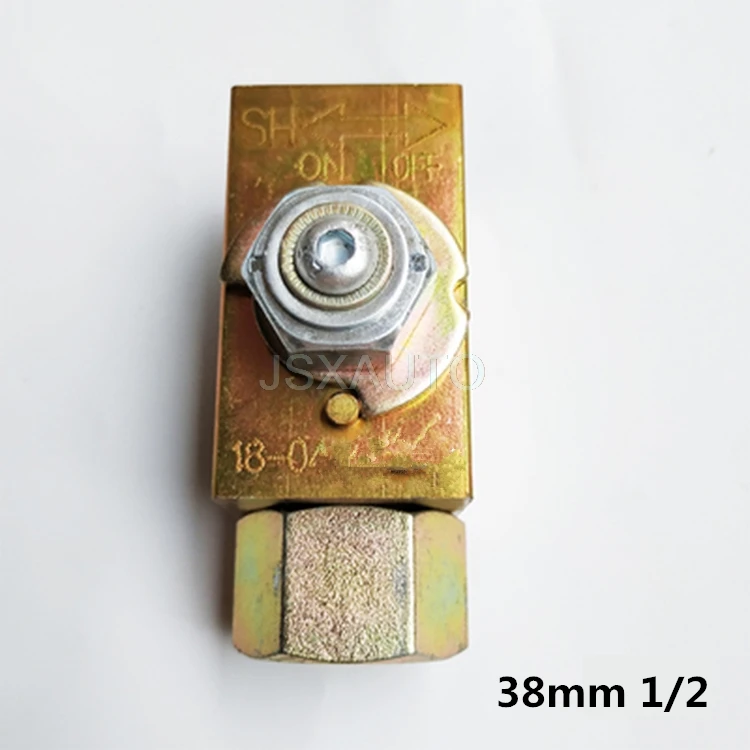 38mm 1 2 Отбойный молоток для экскаватора запорный клапан трубопровода в сборе экскаватор 60 Выключатель Молоток высокого давления трубы гидравлический шланг - Цвет: 38mm 1 2
