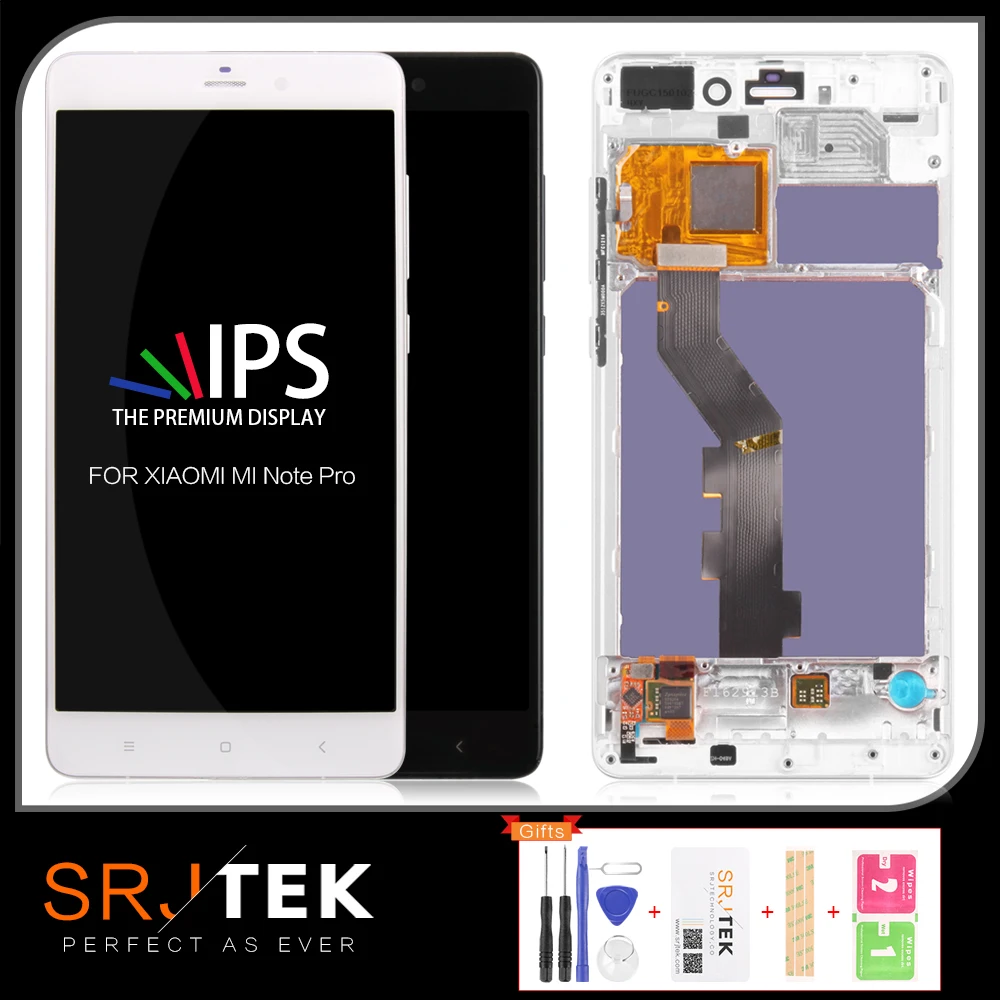 Srjtek 5.7&quotLCD For Xiaomi Mi Note Pro Display Touch Screen Digitizer Assembly LCD Replacement 2560*1440 | Мобильные телефоны и