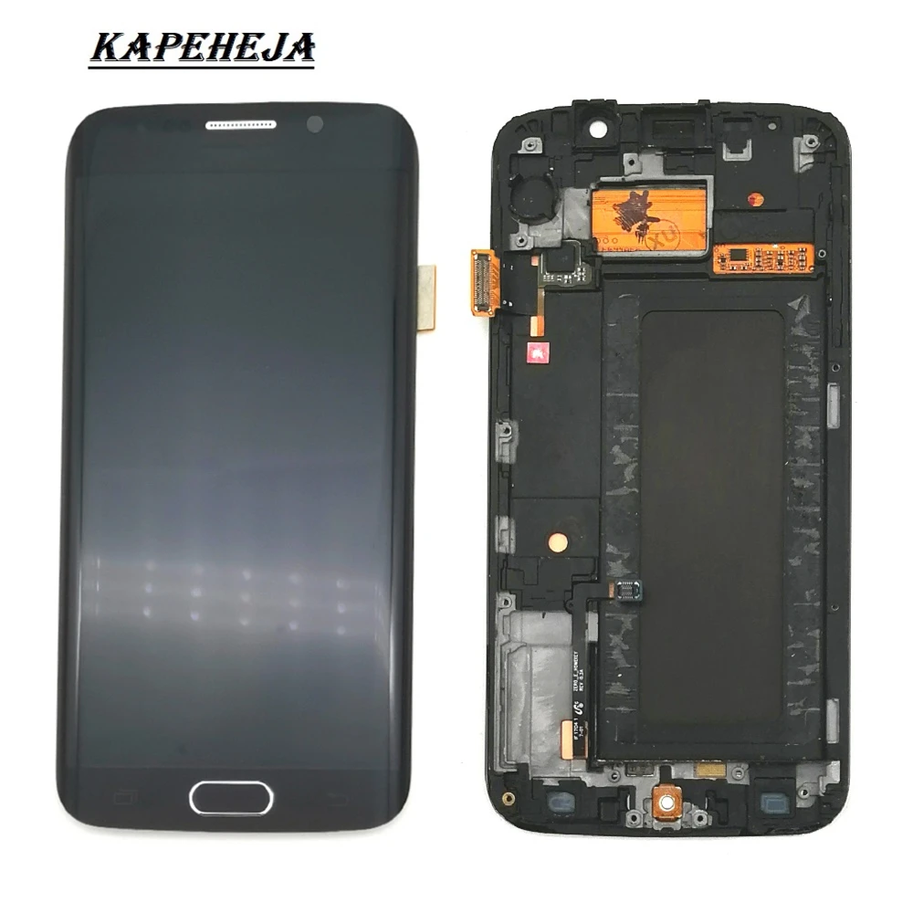 ЖК-дисплей Super AMOLED для Samsung Galaxy S6 Edge G925 G925I G925F с сенсорным экраном и дигитайзером в