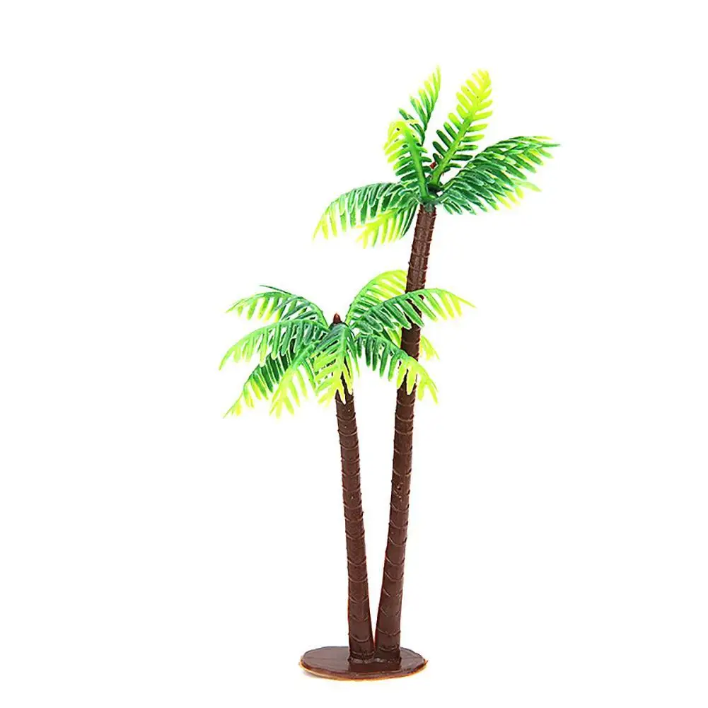 Durable Plastic Artificial Plant Mini Coconut Tree Wedding Party Cake Decorating tool Restaurant Dried Home offic | Дом и сад