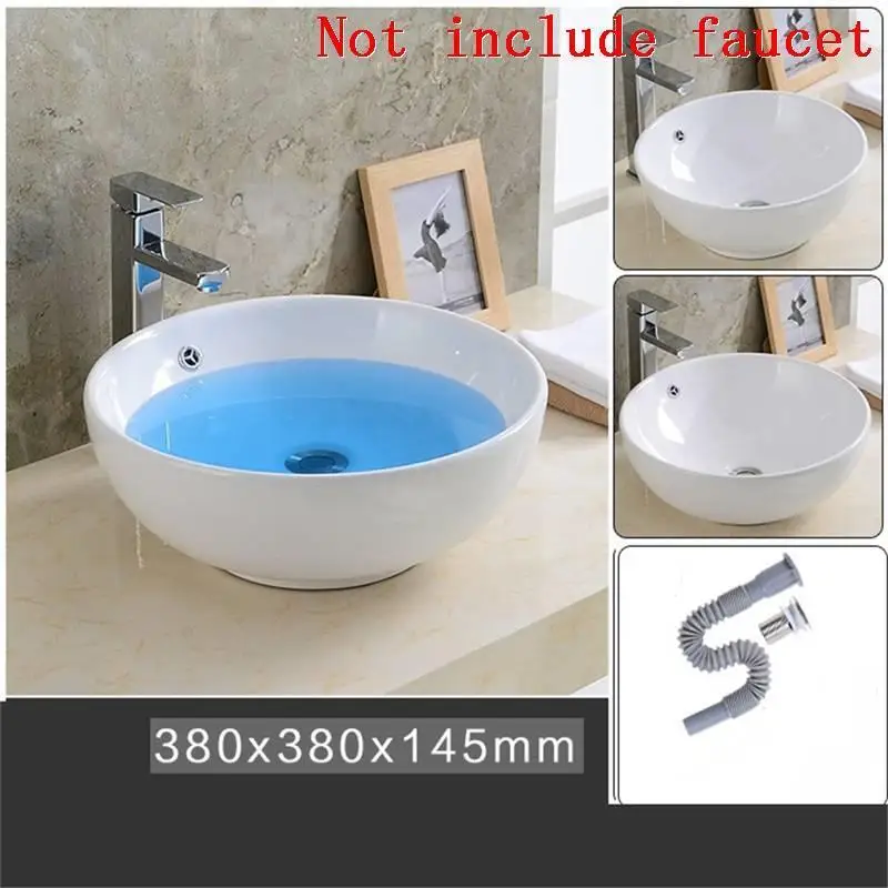 MODEL C Evier Bassin сосуд Waschbecken Sobre Encimera Fregadero Da Appoggio Waschtisch Para Lavabo Cuba Pia Banheiro раковина для ванной комнаты - Цвет: MODEL C