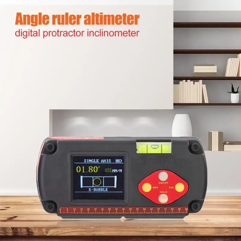 

Digital Protractor USB High Precision Level Angle Measuring Ruler Goniometer Gauge Inclinometer Woodworking Instruments