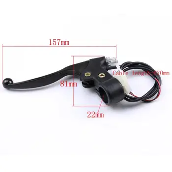 

TDPRO Motorcycles Left Brake Lever 2-Wire Electric Scooter E Bike Pocket Mini Chopper Razor ATV Quad ATV Dirt Bike