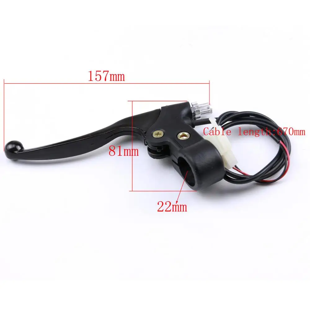 TDPRO Motorcycles Left Brake Lever 2-Wire Electric Scooter E Bike Pocket Mini Chopper Razor ATV Quad ATV Dirt Bike TDPRO Motorcycles Left Brake Lever 2-Wire Electric Scooter E Bike Pocket Mini Chopper Razor ATV Quad ATV Dirt Bike