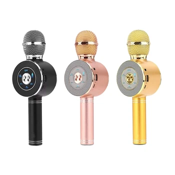 

Wireless Bluetooth Karaoke Microphone K Song KTV Live Computer Smartphone Microphone