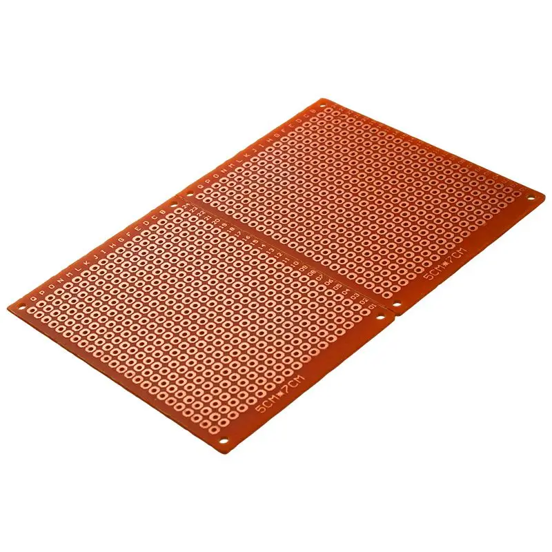 Практичный бутик 20 шт. сварки готовой PCB прототип для печатных плат DIY 5x7 см медь