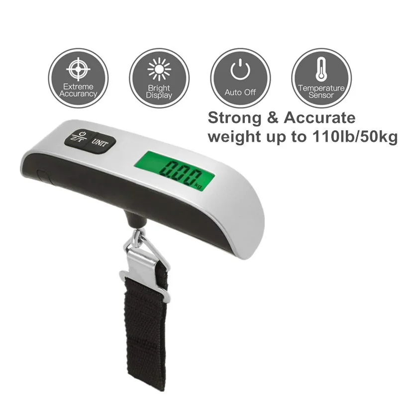 Mini Luggage Scale 50kg/110lb Digital 