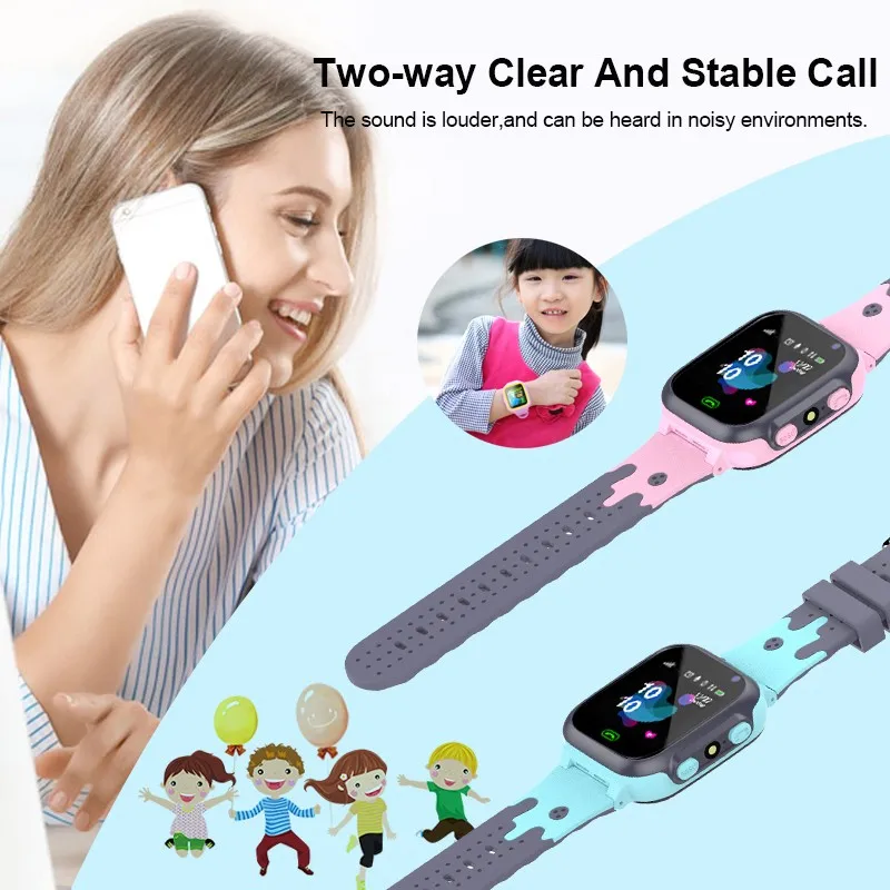 kids call Children's Smart Watch Waterproof LBS kids SOS Anti lost Positioning Smartwatch Baby 2G Clock Location Tracker watches