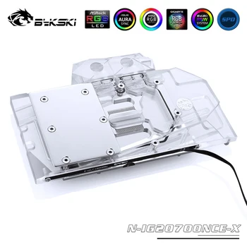 

Bykski Full Coverage RGB / A-RGB GPU Water Cooling Block For Colorful GeForce RTX 2070 Graphics Card N-IG2070ONCE-X