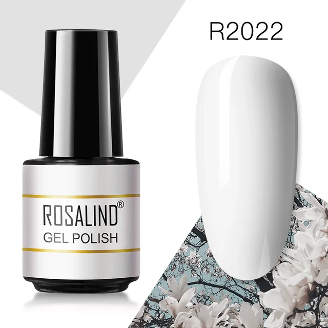 ROSALIND Gel Nail Polish 7ML Matte Base Top Coat For Soak Off Gel Polish UV LED Gel Semi Permanent Varnishes Design Nail Art RAR2022