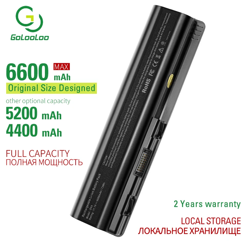 Аккумулятор для ноутбука Hp 6600 мА/ч 11 1 В 6 ячеек DV4 dv6 C53C CB72 CB73 DB72 DB73 I58C IB72 IB73 IB79 LB72 LB73