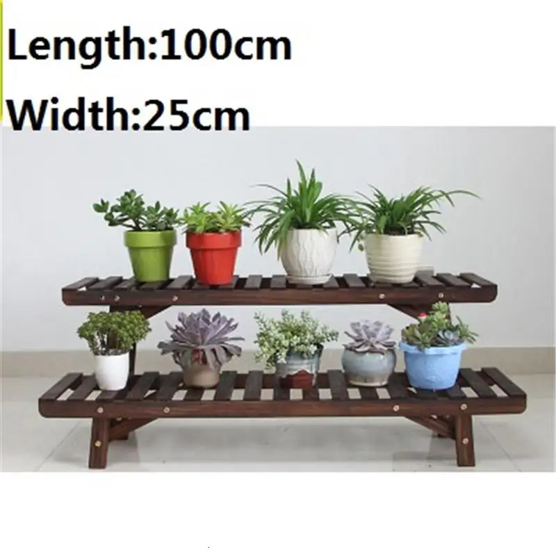 Madera для Etagere Pour Plante Saksi Standi Escalera Estanteria Para Macetas открытый Dekoration балкон Цветочная Полка Подставка для растений - Цвет: MODEL F
