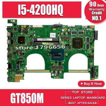

N550JK Laptop Motherboard For Asus N550jv N550JK N550J N550JX I5-4200HQ GT850M GPU Mainboard 100% test ok