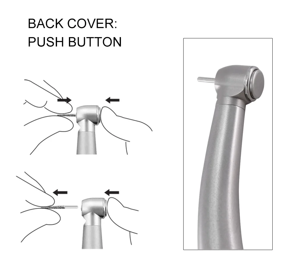 ASIN De-MAX X600L X700L type Dental Optic LED High Speed Surgical Optical Handpiece with generator tool