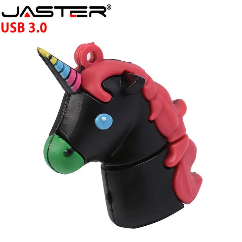 JASTER 3 0 мультяшный Белый Единорог Миньон usb флэш накопитель реальная емкость милый