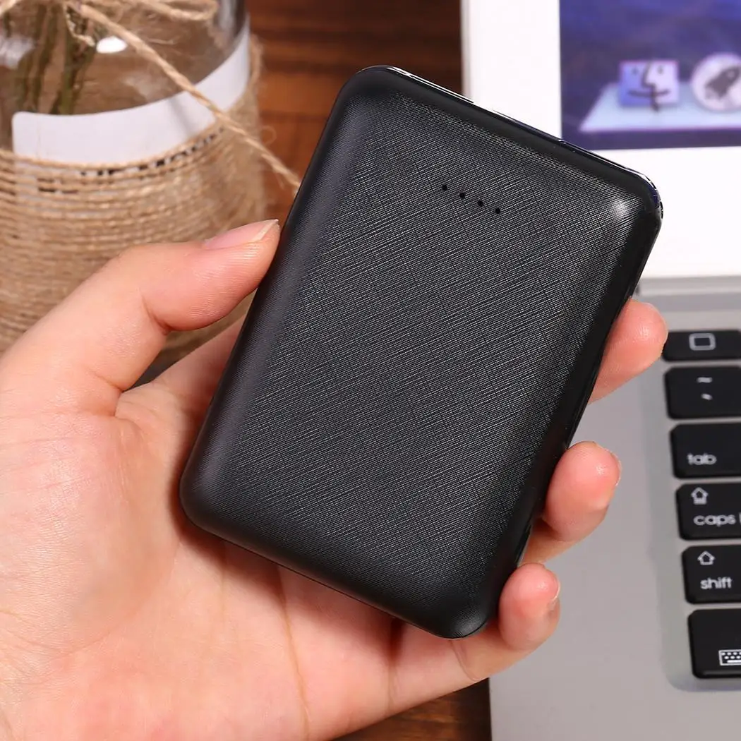 Портативный Ультратонкий смартфон с двумя портами usb power Bank