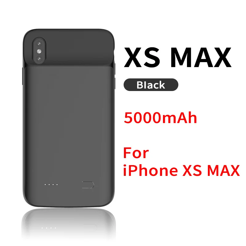 Чехол для зарядного устройства Gagaking 5000/7200 мАч для iPhone 6/6 S/6 P/6SP/7/7 P/8/8 P power Bank чехол для зарядки внешнего аккумулятора - Цвет: for iphone XS MAX