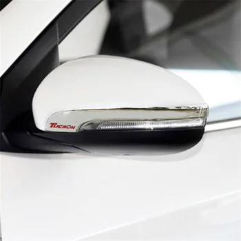 

For Hyundai Tucson 2015 2016 2017 2018 2019 ABS Side Rearview Mirror Molding Trim Sticker Car Styling Accessories 2pcs/set