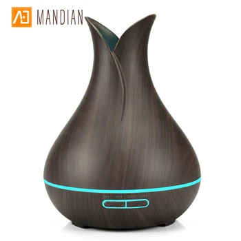 

2020 Vase 400ml Tabletop Aroma Essential Oil Aromatherapy Ultrasonic Diffuser Cool Mist Humidifiers