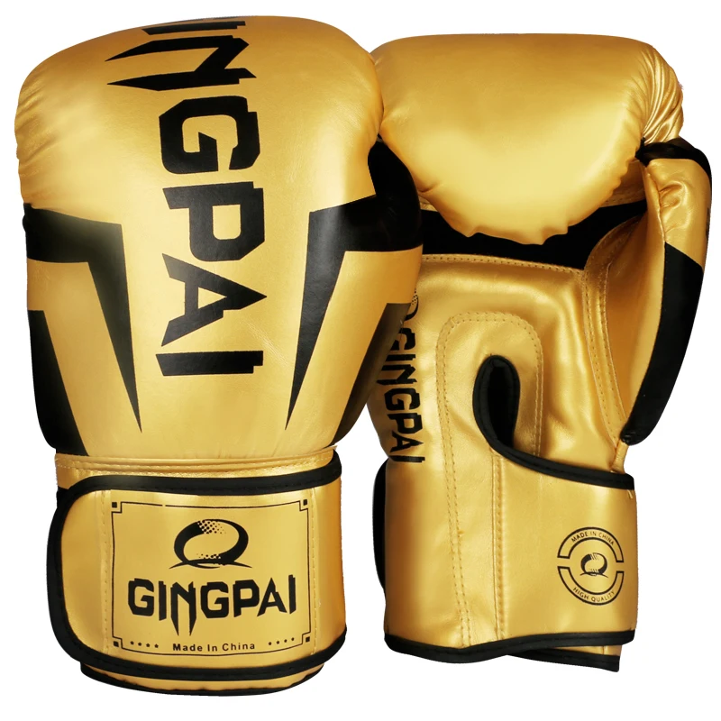 Guantes de boxeo de buena calidad para hombres y mujeres, manoplas de boxeo  de buena calidad para entrenamiento de lucha, muay thai, luva de boxing, 6,  8, 10 y 12oz - AliExpress