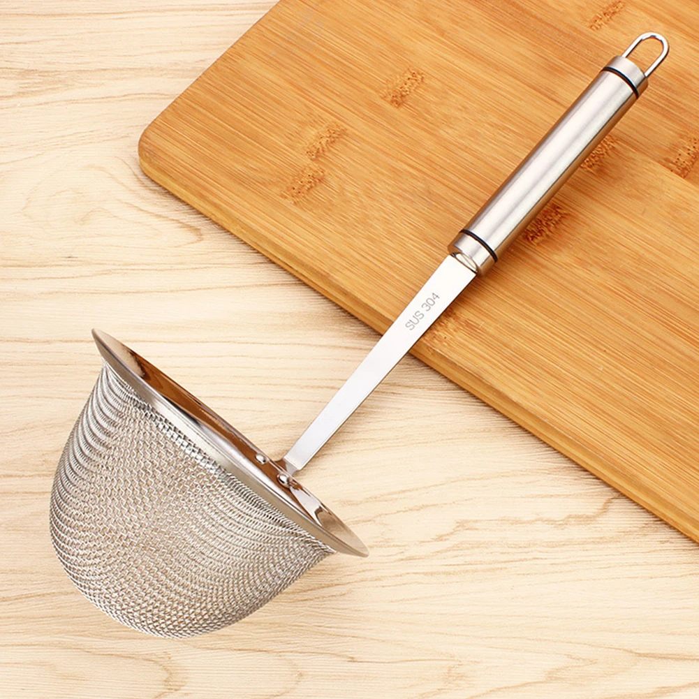 Vegetables Gadgets Mesh Colander Home Residue Kitchen Tools Strainer Hanging Spicy Hot Pot Stainless Steel Pipe Handle Durable