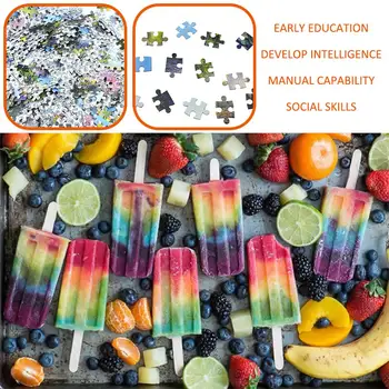 

Puzzles 1000 pieces White Paper Assembling Toys Mini Picture Puzzle For Adults Children kids Educational Games Toys Gift