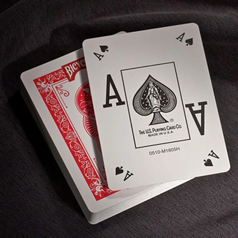 Велосипед Pro Poker Peek Index игральные карты синий/красный волшебные карты колода Покер Размер Запечатанный магические трюки реквизит для мага