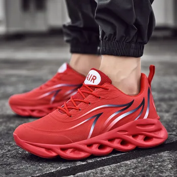 

2019 Men Sneakers Breathable Casual Shoes Fashion Lightweight Outdoor Mesh Flats Trainers Comfortable Footwer