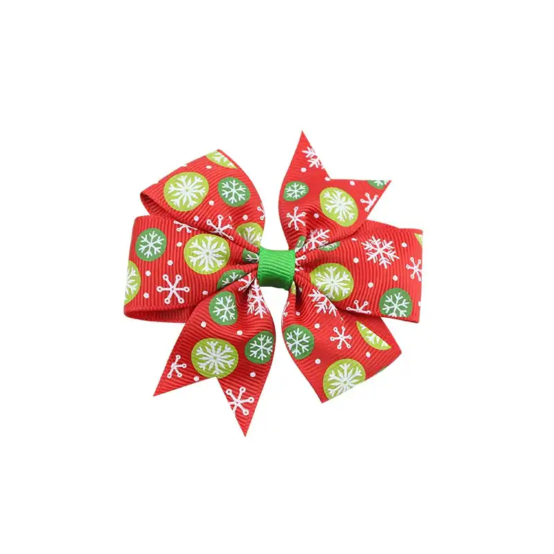 christmas hair bow baby