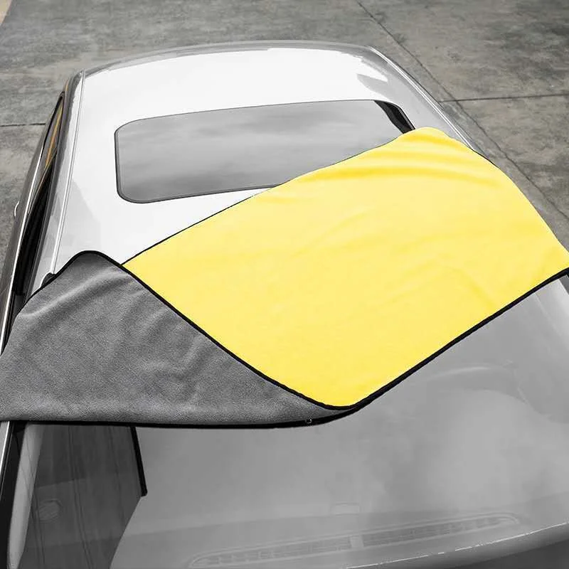 Microfiber Towel Car Wash Microfiber Towel Car Cleaning Drying Cloth Hemming Care Cloth Detailing Wash For Toyota