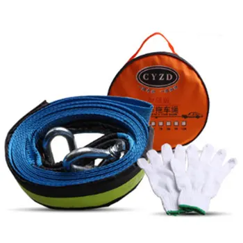 

3M 8tons Car Towing Rope tow rope car traction rope trailer with cable U-hook