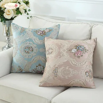 

European Cushion Pillow Sofa Back Cushion Household Square Pillowcase Pillow Core Fashion Bedroom Decor