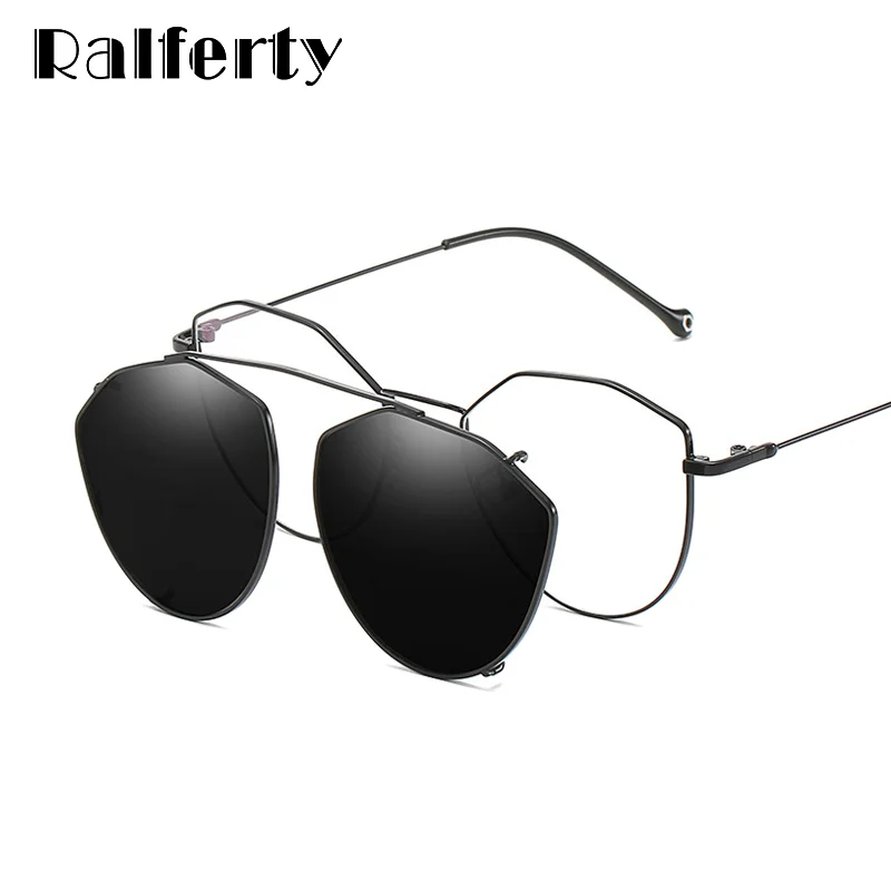 Ralferty Prescription Sunglasses Myopia Ladies Clip On Glasses Polar